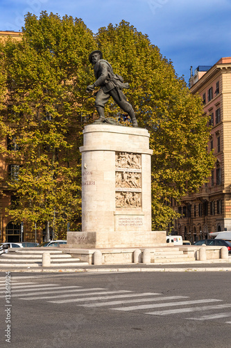 Rome, Italy. Bersagliere Monument photo