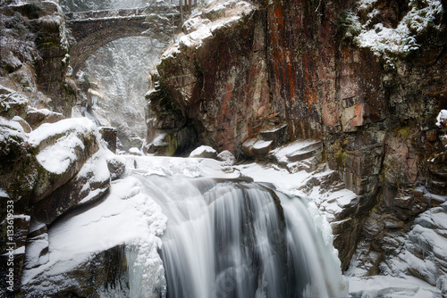 Icy waterfall