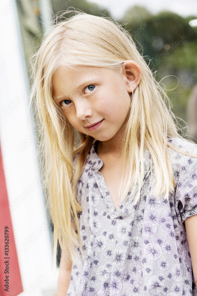 Portrait of blond girl Portrait of blond girl