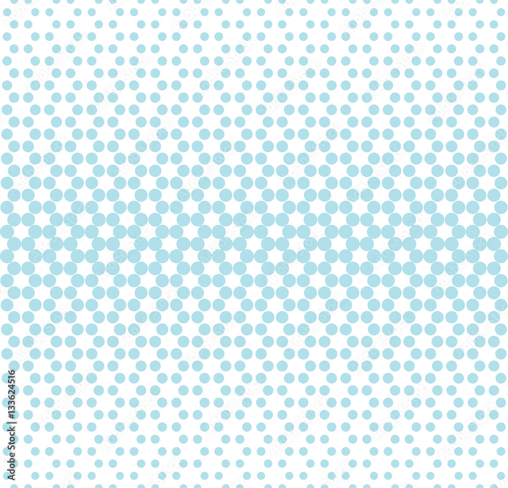 Abstract geometry blue fashion halftone dots pattern