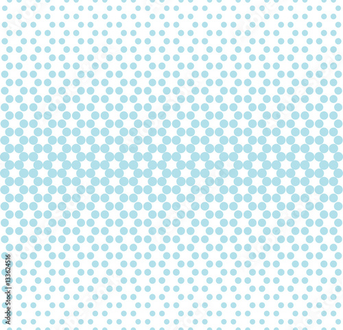 Abstract geometry blue fashion halftone dots pattern