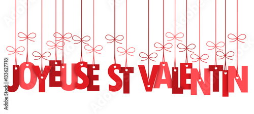 Lettres Suspendus JOYEUSE ST VALENTIN