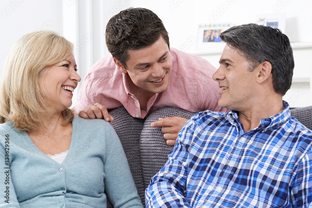 Family With Adult Son At Home Family With Adult Son At Home