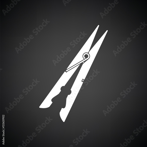 Cloth peg icon