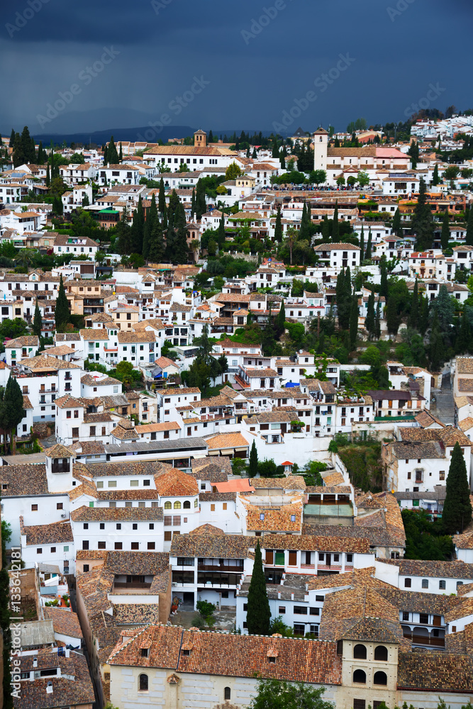 View of  Granada cityspace