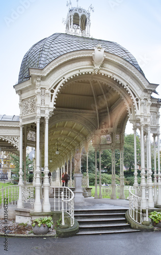 Sadova Colonnade(Garden colonnade, end of the XIX century) , Karlovy Vary (Carlsbad), Czech Republic photo