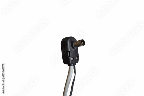 The plug of an antenna cable