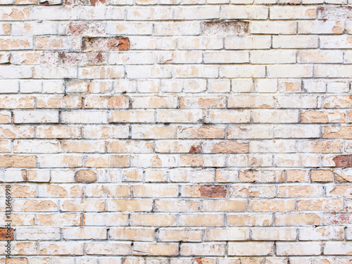 grunge white brick wall, stone surface as a background