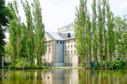 Meiningen Theater und englischer Garten photo