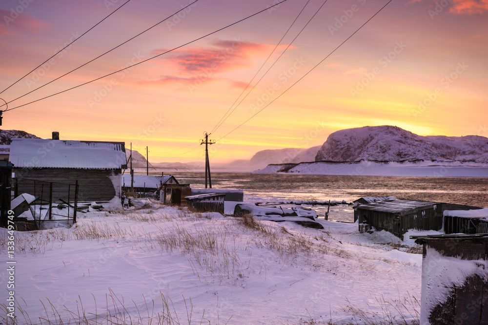 Teriberka settlement, Murmansk Region, Russia