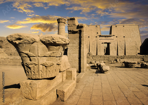 Temple of Edfu, Egypt photo