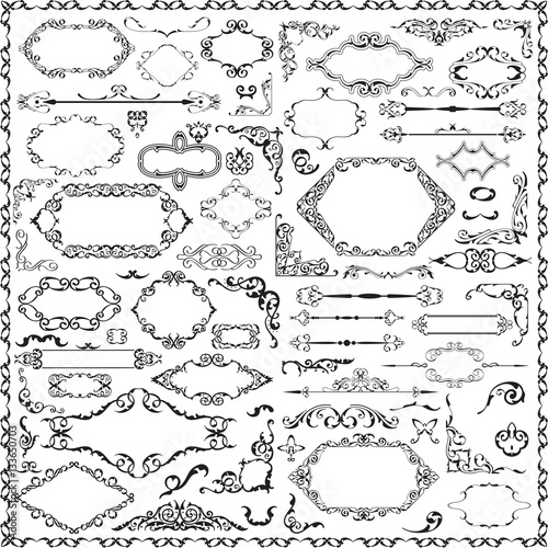 Splendid art baroque set