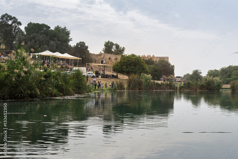 Antipatris Fort at Yarkon National Park Antipatris Fort at Yarkon National Park