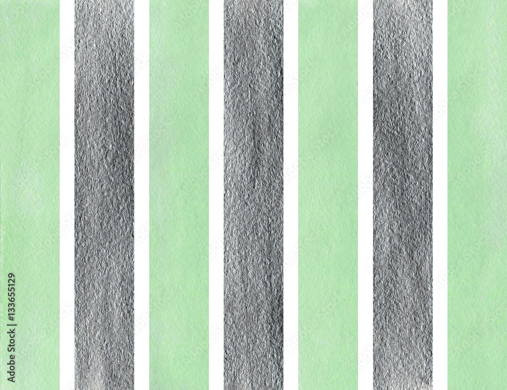 Fototapeta premium Watercolor striped background.