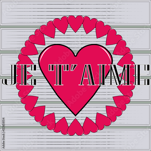I love you - Happy Valentine's day card
