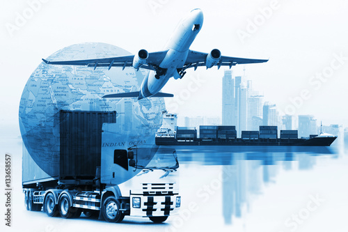 world wide cargo transport or global business commerce concept or import-export commercial logistic ,shipping business industry
