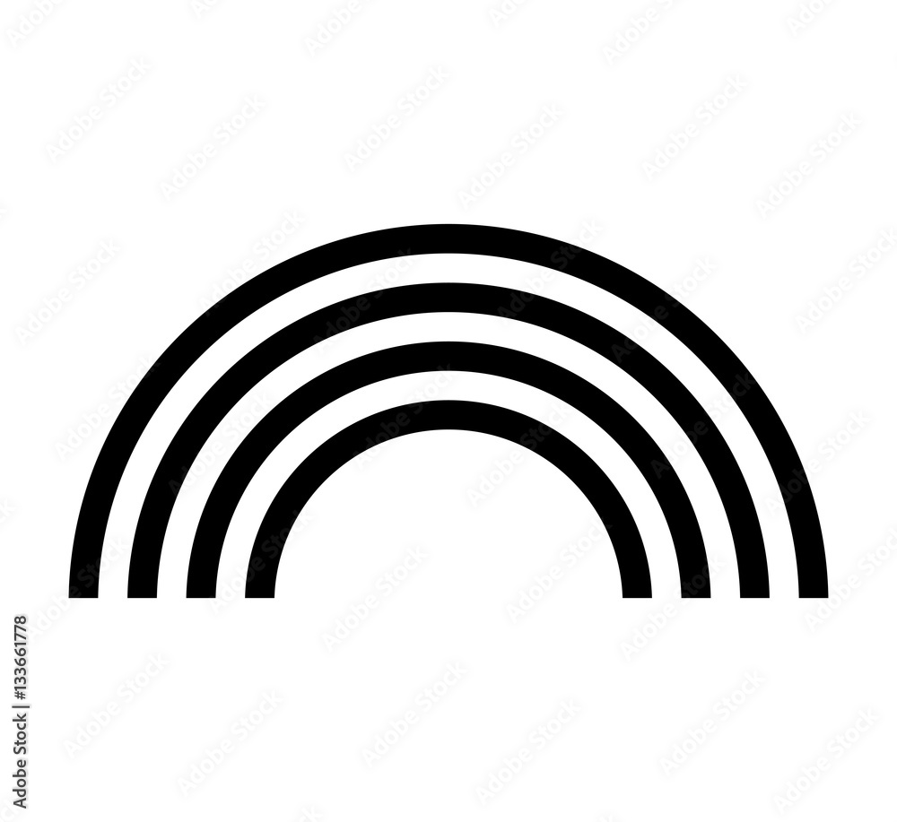 cute rainbow isolated icon vector illustration design cute rainbow isolated icon vector illustration design