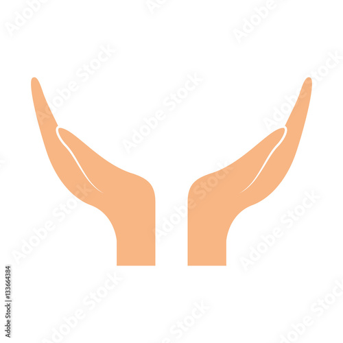 hand human isolated icon vector illustration design
