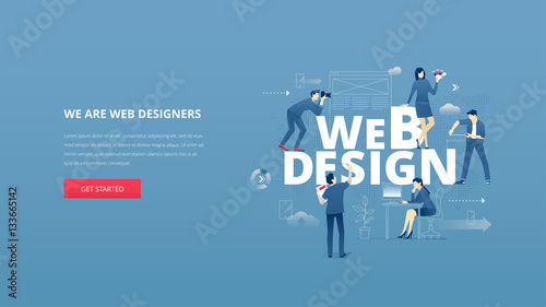 Web design hero banner