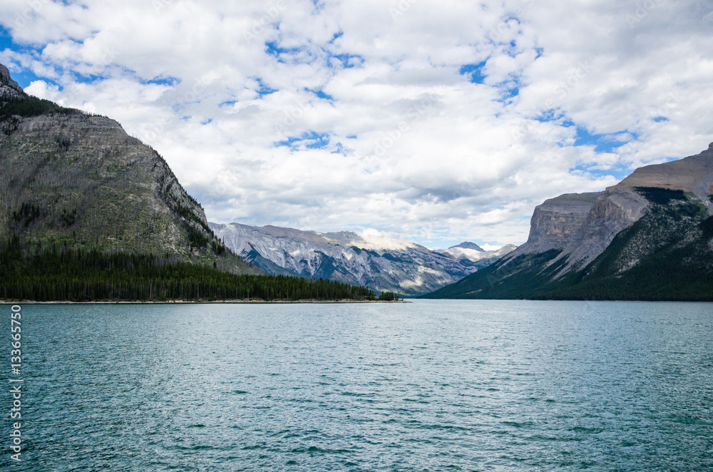 Lake Minnewanka in Banff National Park, Alberta, Canada Lake Minnewanka in Banff National Park, Alberta, Canada