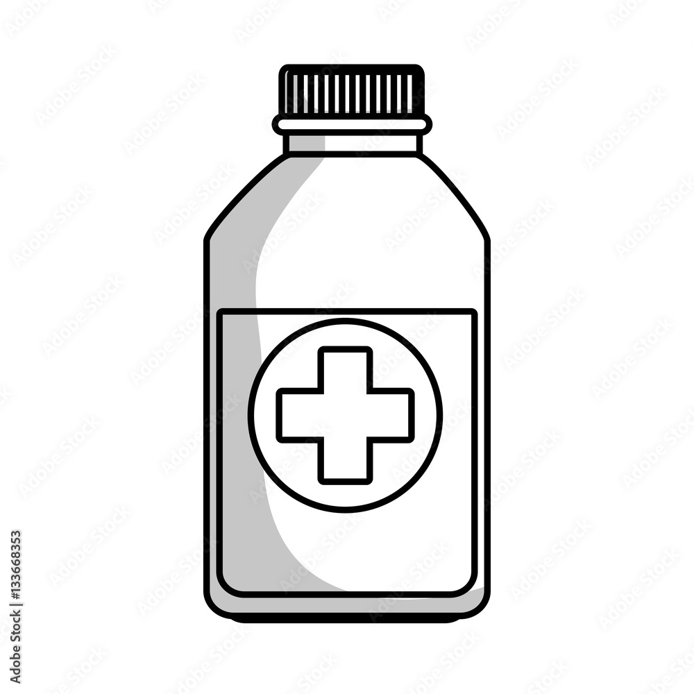 medicine bottle isolated icon vector illustration design medicine bottle isolated icon vector illustration design