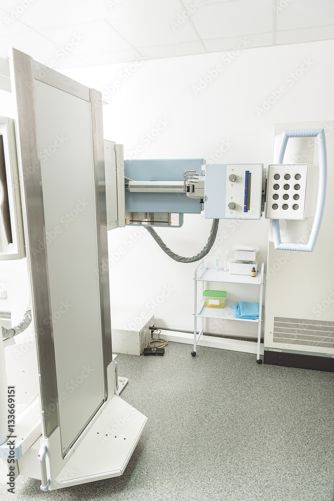 Modern medical device in light office Modern medical device in light office