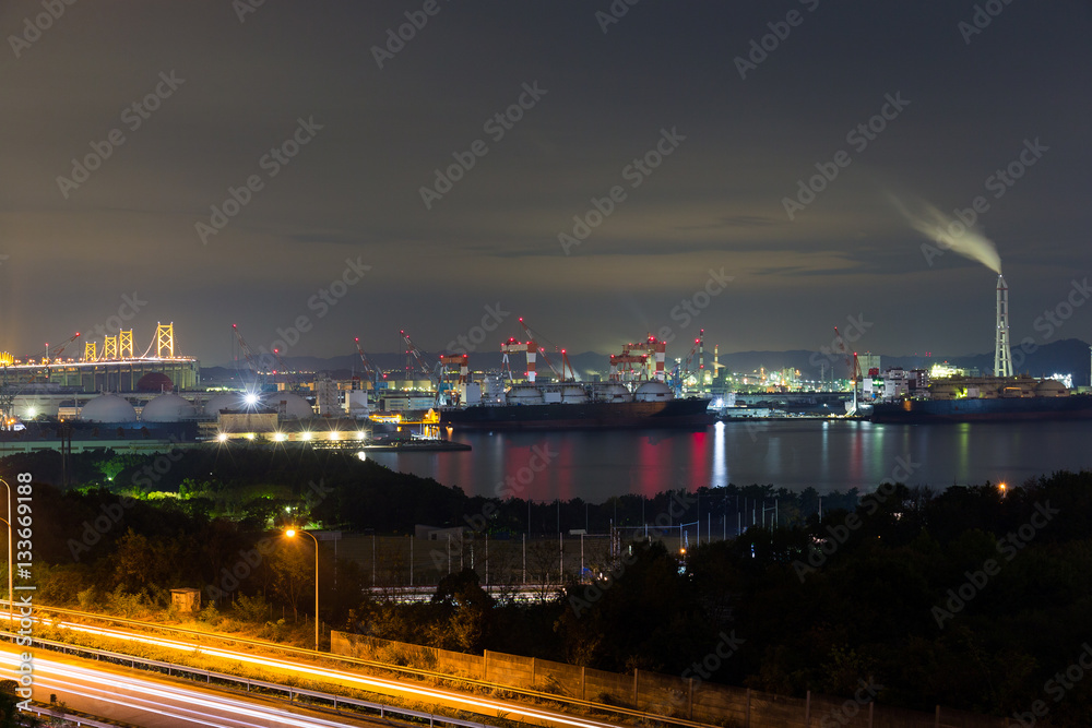 Fototapeta premium Industrial district