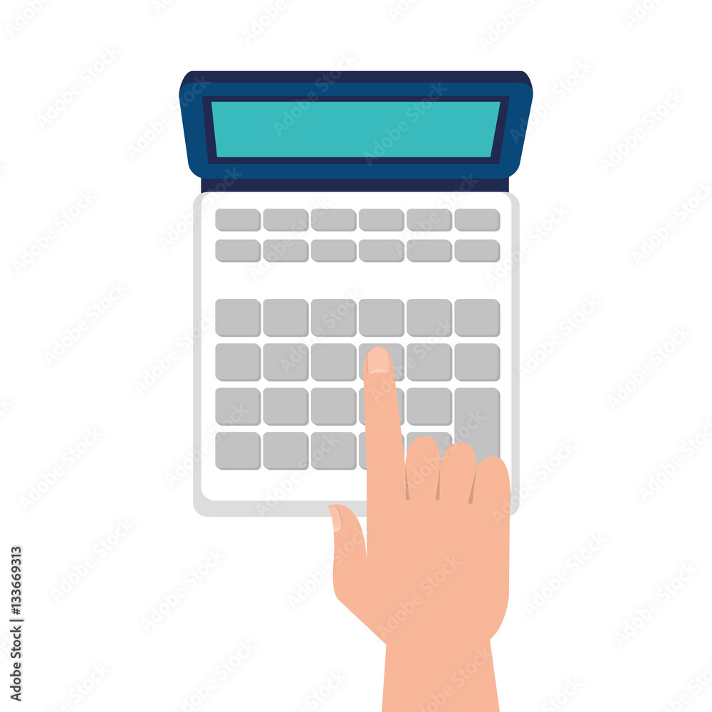 calculator math isolated icon vector illustration design calculator math isolated icon vector illustration design