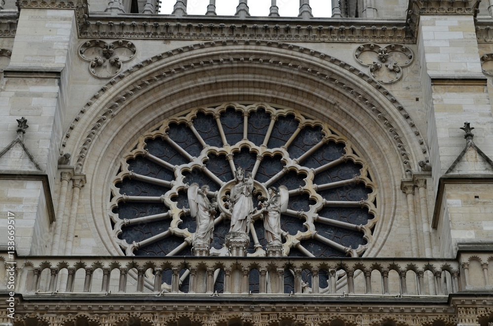 The cathedral Notre Dame in Paris