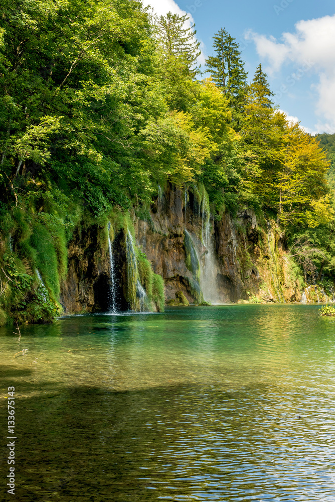 Plitvica waterfalls in Croatia