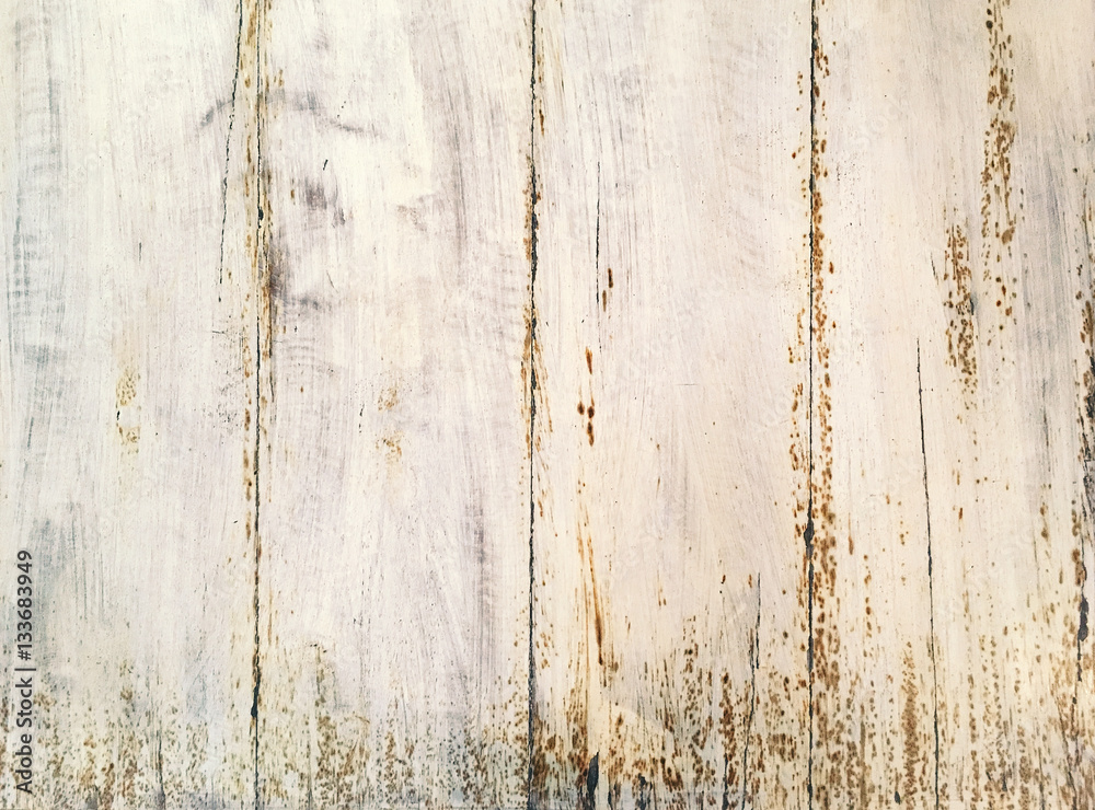 Luxury grunge background from weathered painted and rusted wooden plank