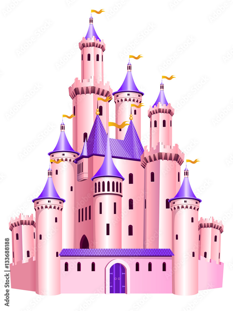 Pink princess castle.