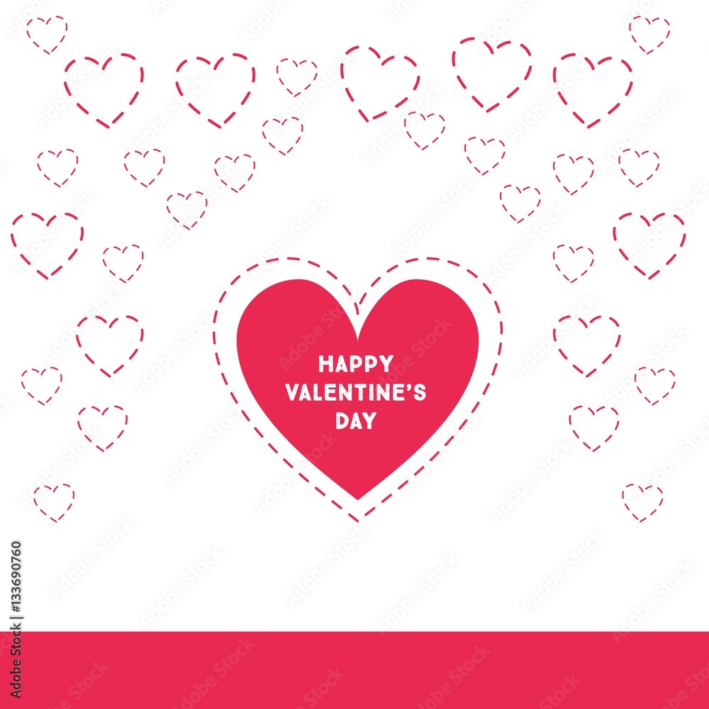 happy valentine's day, big heart
