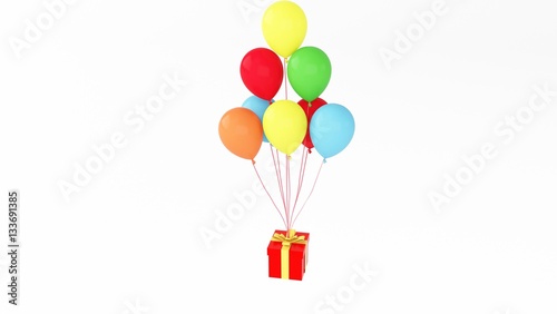 gift with many ballons