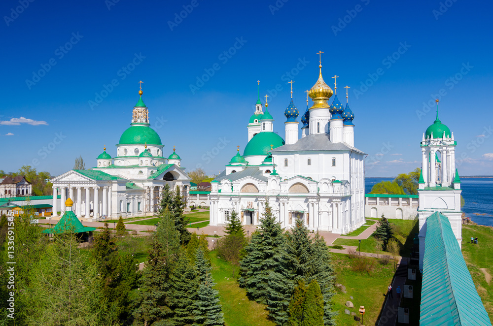 Spaso-Yakovlevsky Monastery and Zachatievsky Cathedral in Rostov, Yaroslavl oblast, Russia
