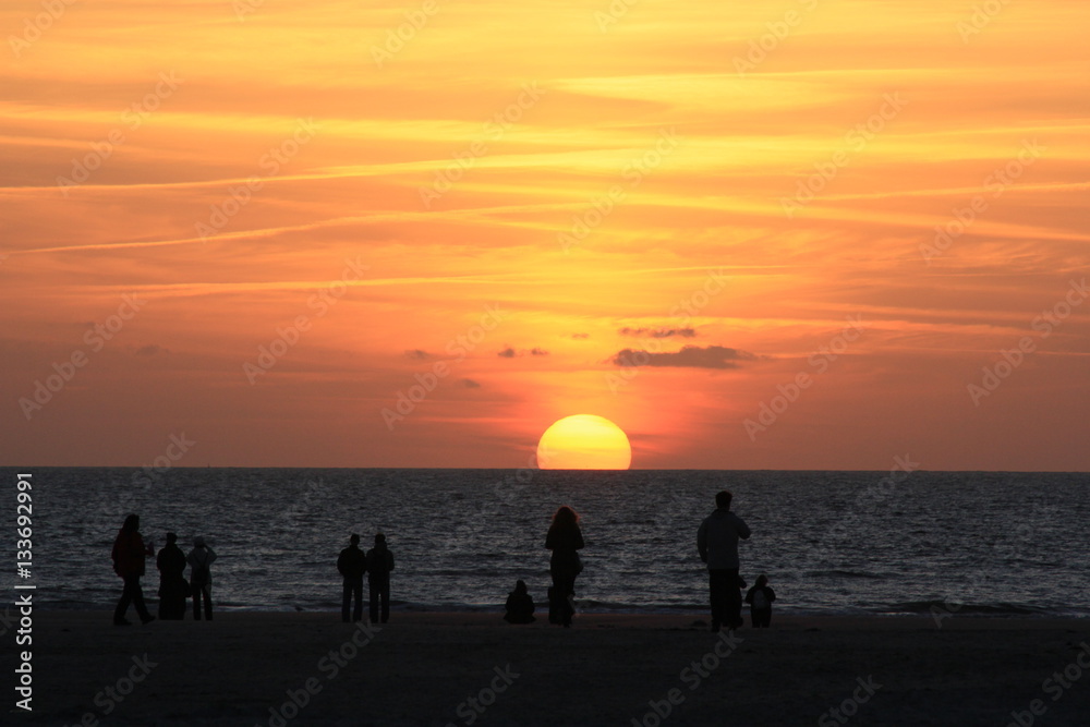 Fototapeta premium Leuchtturm Westerhever