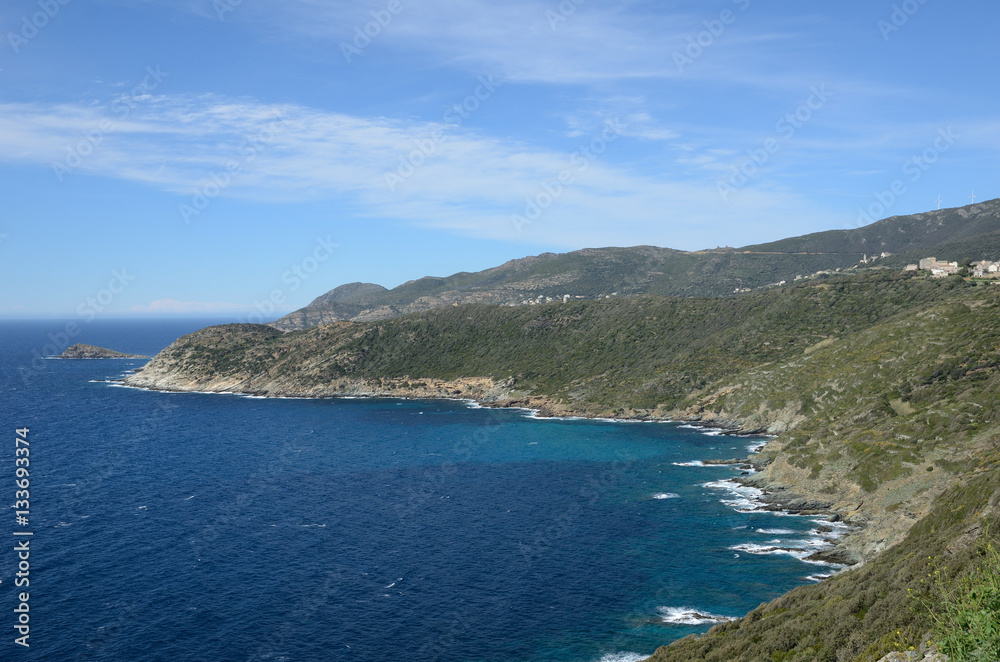 Coastline of Cap Corse