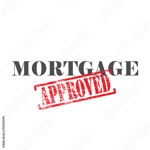 Mortgage Approved Word Stamp