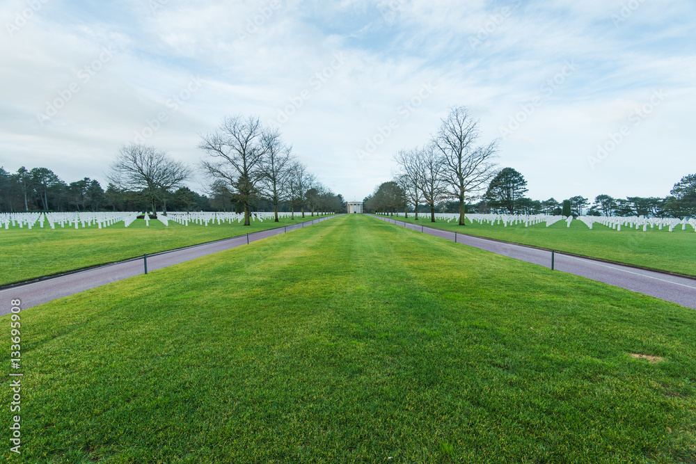 American Cemetery in Normandy Monument,France