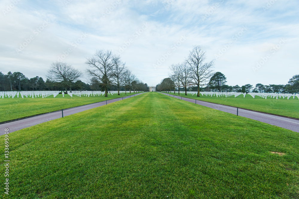 American Cemetery in Normandy Monument,France American Cemetery in Normandy Monument,France