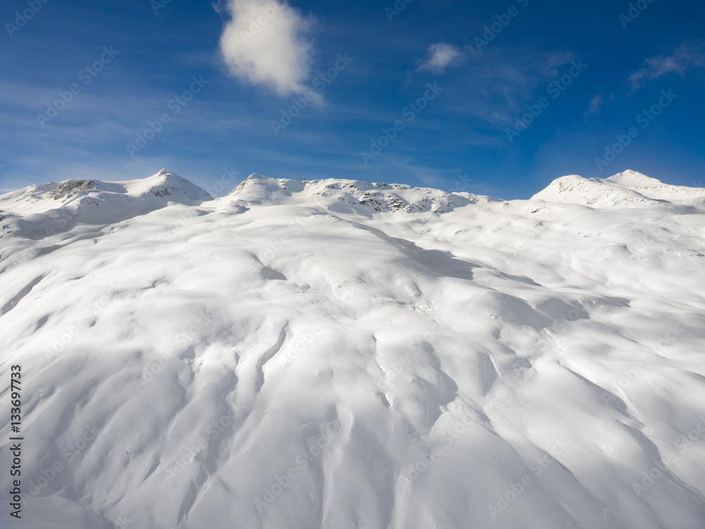 Winter mountains, snow valley in Italian Alps. Livignio Winter mountains, snow valley in Italian Alps. Livignio