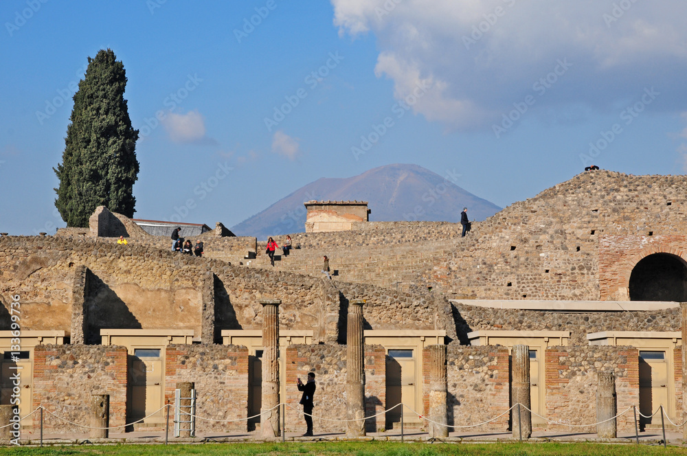 Pompei, ruderi e scavi della città romana