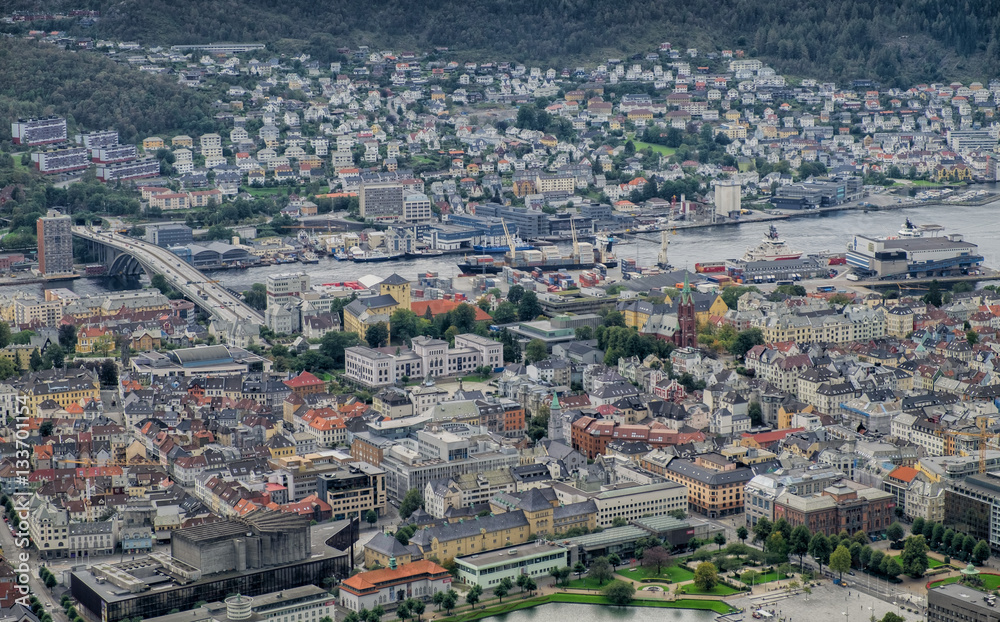 Naklejka premium City View