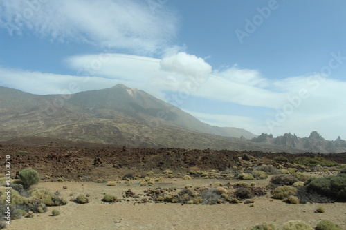 Mount Teide and Roque Cinchado, Tenerife, Canary Islands, Spain, September 2016