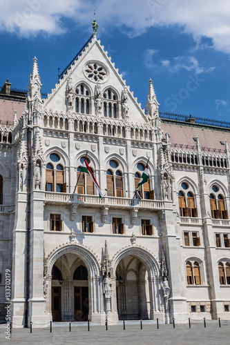 Hungarian Parliament Building (or House of Nation). Budapest.