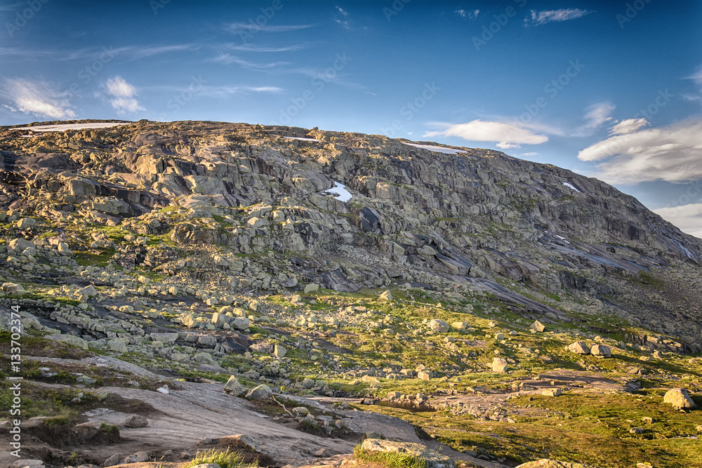 The way to Trolltunga, Norway The way to Trolltunga, Norway