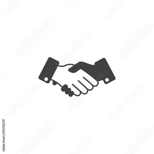 Business handshake icon
