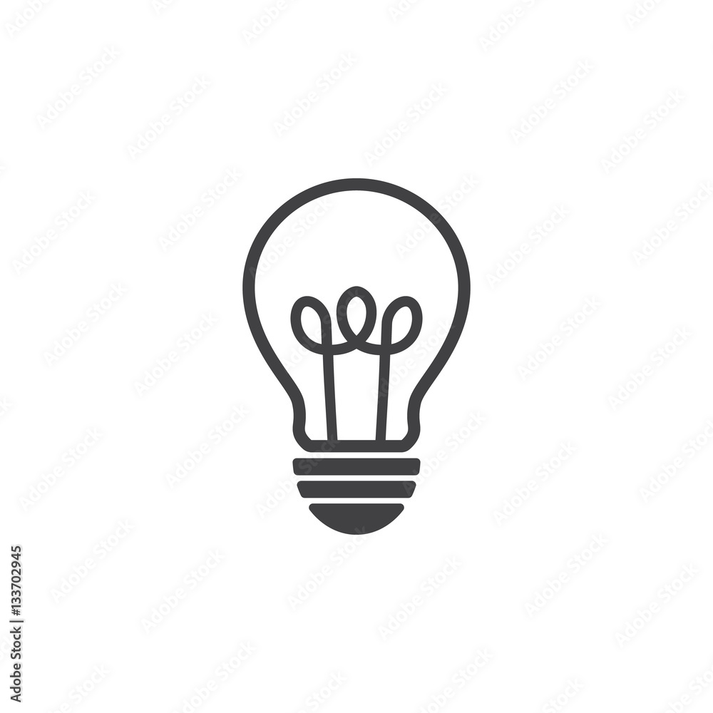 Lamp line icon Lamp line icon
