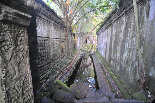 Beng Mealea or Bung Mealea - a temple in the Angkor Wat period - Cambodia 