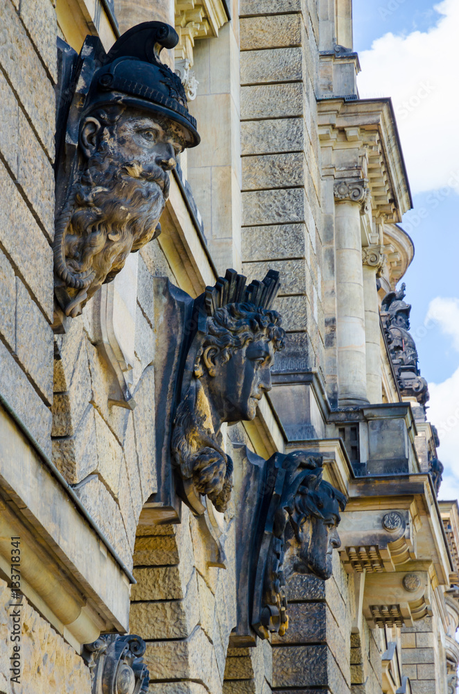 Obraz premium Architecture of old Dresden, Saxony, Germany